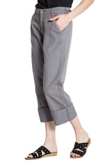 TWILL CULOTTE - CHARCOAL GREY - Da-Nang