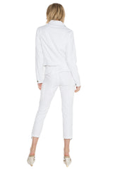 ALPHA CROP JACKET - WHITE - Da-Nang