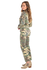 CROP UTILITY JACKET - ARMY CAMO - Da-Nang