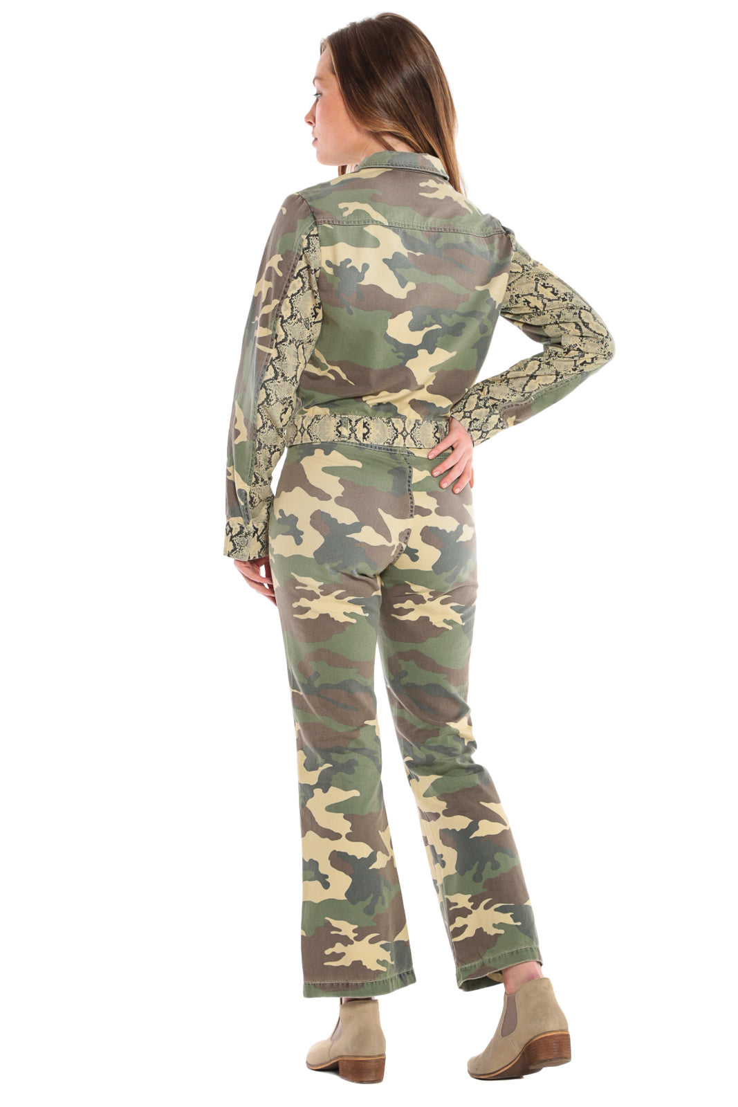 CROP UTILITY JACKET - ARMY CAMO - Da-Nang