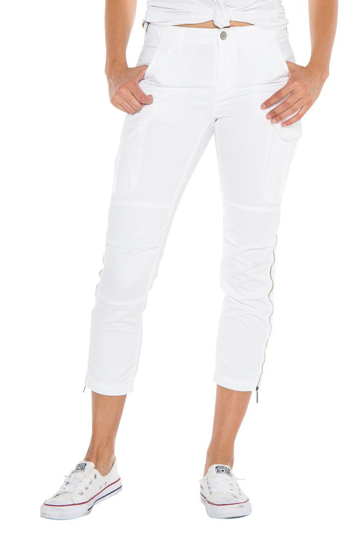 EASY FIT CARGO PANT - WHITE - Da-Nang