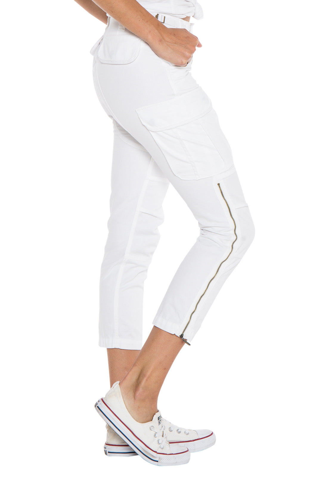 EASY FIT CARGO PANT - WHITE - Da-Nang